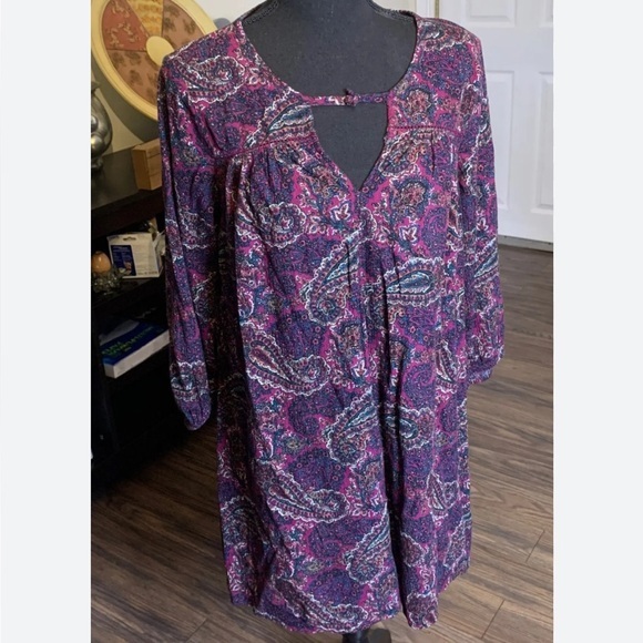 American Eagle Outfitters Multicolor Paisley Dress - Picture 4 of 4